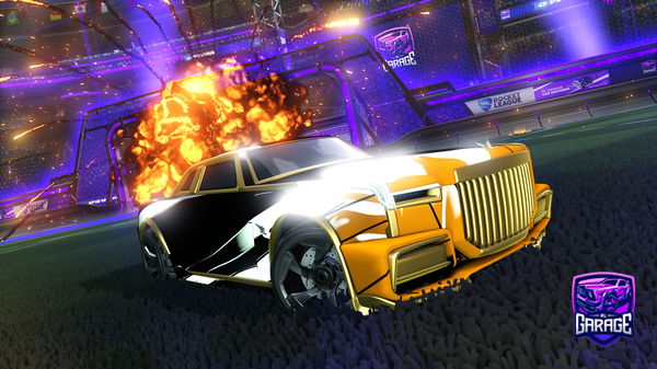 A Rocket League car design from Zombzz