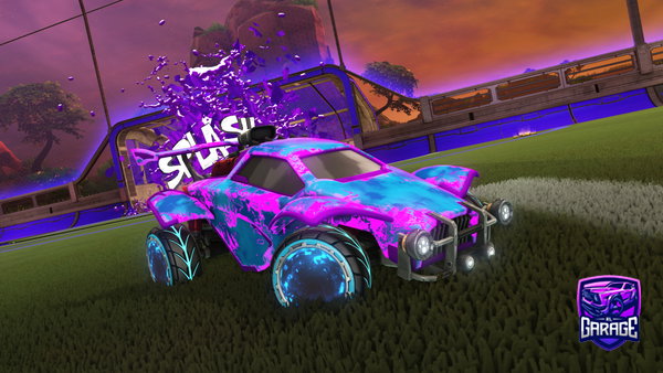 A Rocket League car design from Bachuss