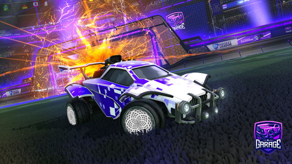 A Rocket League car design from fendi3x