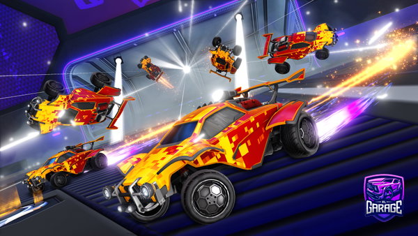 A Rocket League car design from Acrylicc__