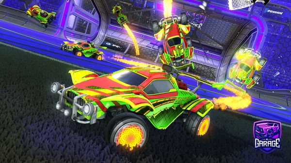 A Rocket League car design from MonarchOfficial