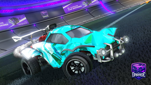 A Rocket League car design from MegaMystery3xD