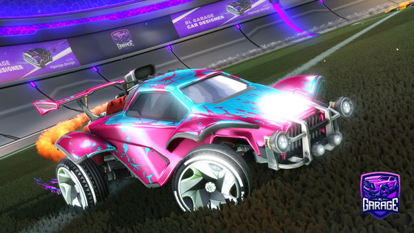 A Rocket League car design from braxmok