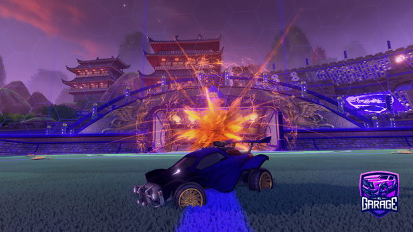 A Rocket League car design from Popcorn563