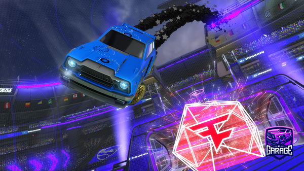 A Rocket League car design from FAZEmanu