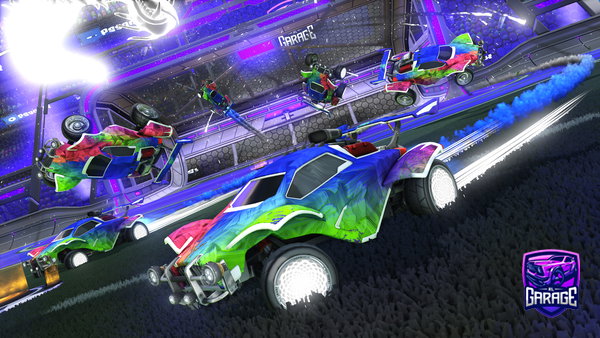 A Rocket League car design from VORTISM