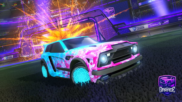 A Rocket League car design from OCTANEBESTCAR0002