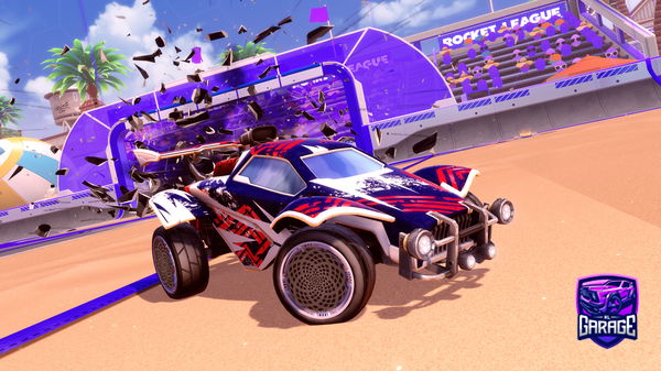 A Rocket League car design from Mangonius