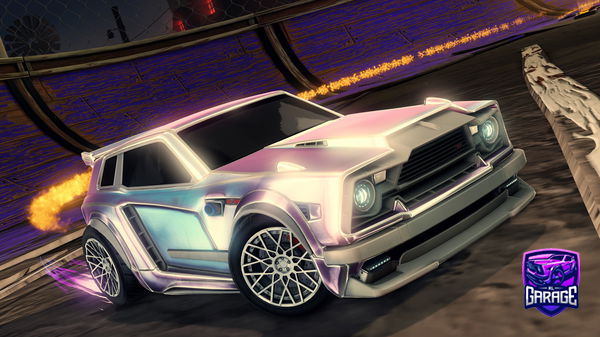 A Rocket League car design from Pinkasaurus