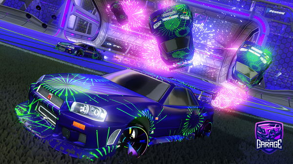 A Rocket League car design from Osthousut22