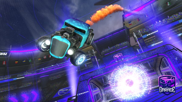 A Rocket League car design from caburt