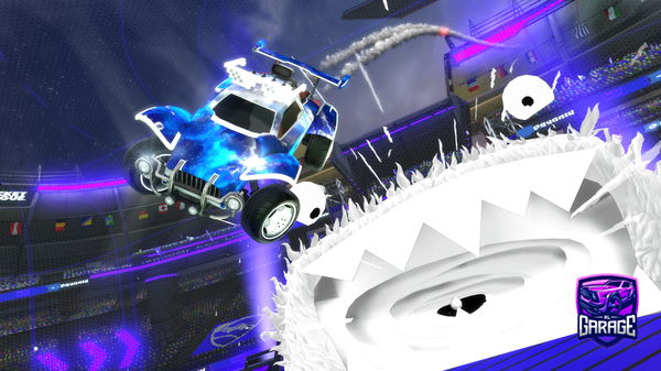A Rocket League car design from Smecherpestenoapte