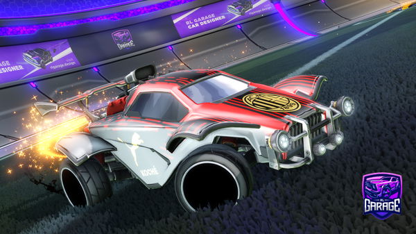 A Rocket League car design from lo-figi-rl