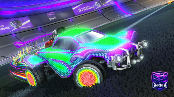 A Rocket League car design from freddospegetto