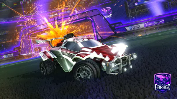 A Rocket League car design from Treptic