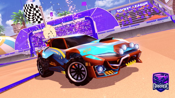 A Rocket League car design from steldesigns