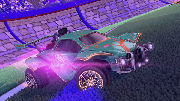 A Rocket League car design from Minuano