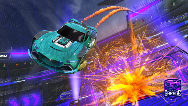 A Rocket League car design from Capobara