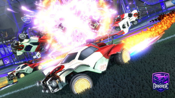 A Rocket League car design from trxntez
