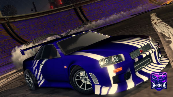 A Rocket League car design from Hney