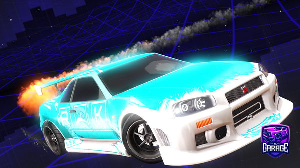 A Rocket League car design from Casparexe