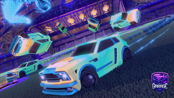 A Rocket League car design from Demonboy300