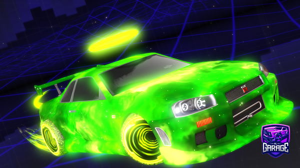 A Rocket League car design from Tuzy-