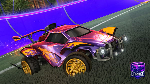 A Rocket League car design from Mathew15