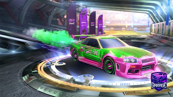 A Rocket League car design from StrawberryonYT