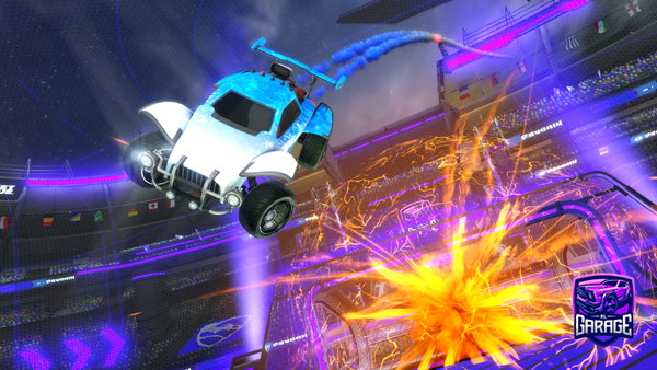 A Rocket League car design from Flammable831