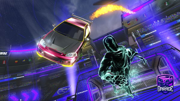 A Rocket League car design from Cocavidania