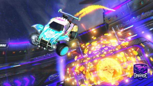 A Rocket League car design from imouto-san