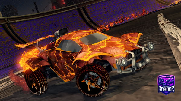 A Rocket League car design from Clayrt