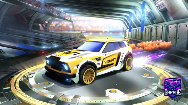 A Rocket League car design from Yy-