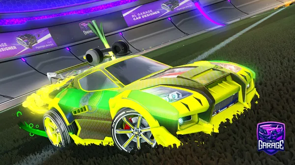 A Rocket League car design from Kohaku00