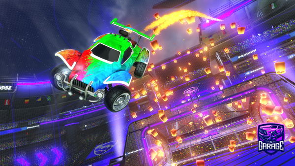 A Rocket League car design from iwarok_9