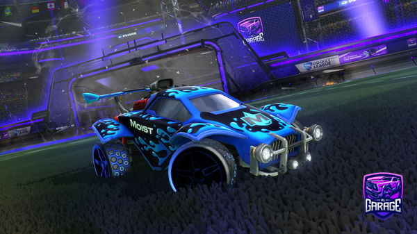 A Rocket League car design from thqnderrr