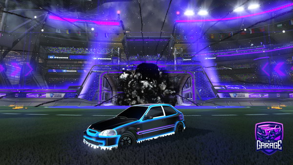 A Rocket League car design from Dragoncitow