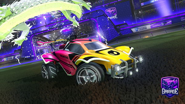 A Rocket League car design from Ghost84836524