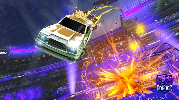 A Rocket League car design from kabocha