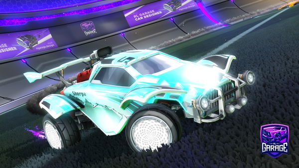 A Rocket League car design from Wohulo