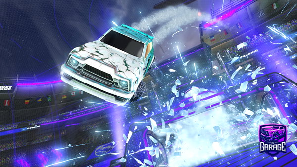 A Rocket League car design from DanoobJ