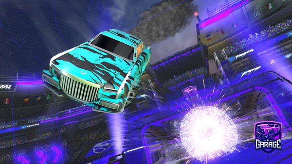 A Rocket League car design from Yaboymiguel