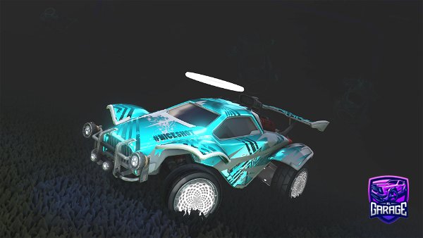 A Rocket League car design from AllTheJams