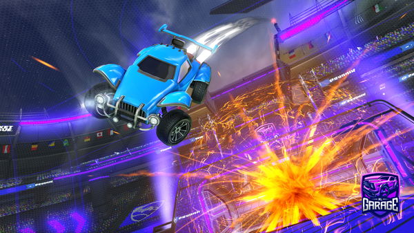 A Rocket League car design from Victory_EF