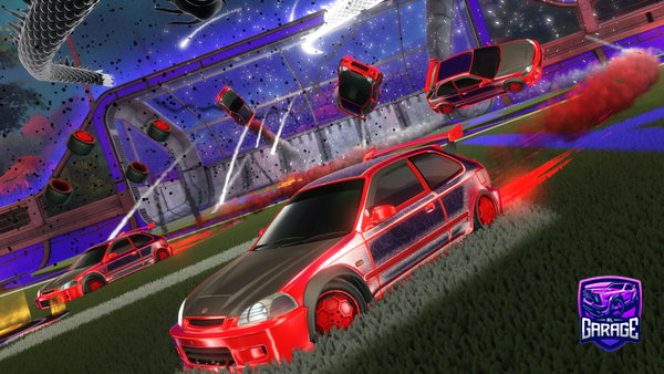 A Rocket League car design from hik587