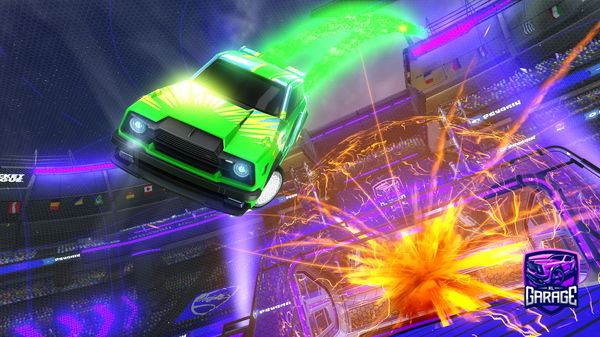 A Rocket League car design from By_juaxito