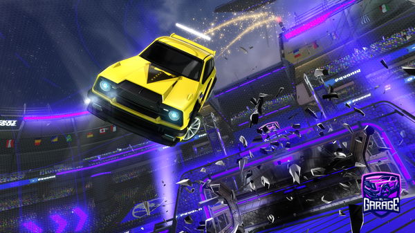 A Rocket League car design from Mitoka_on60FPS