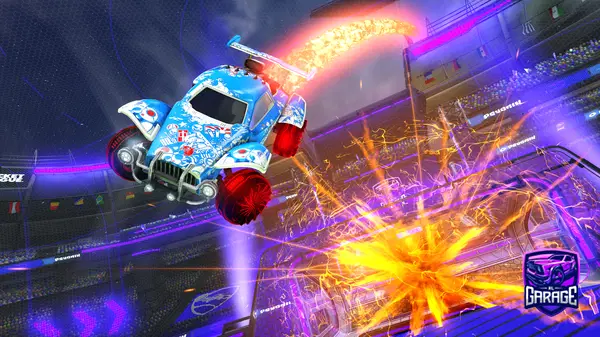 A Rocket League car design from pacman900000