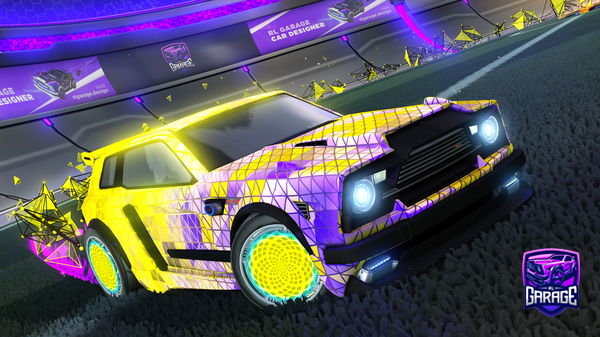 A Rocket League car design from Dreshark